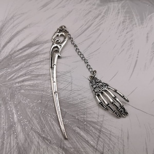 Stainless Steel Skeletal Hand Bookmark | Reading | Bookmarks | One of a kind |