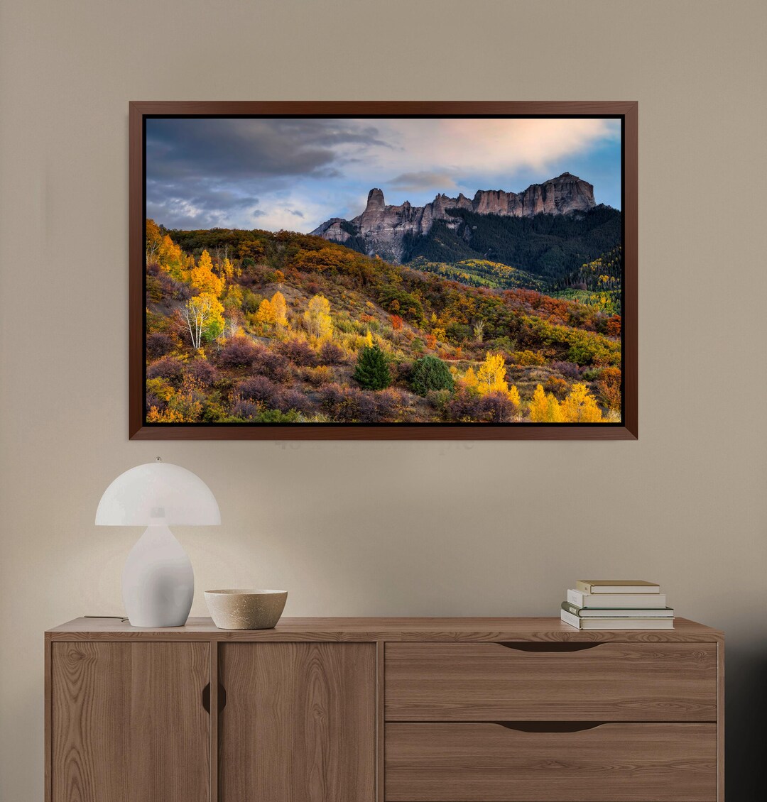 San Juan Mountains Autumn Canvas Print, Colorado Wall Art - Etsy