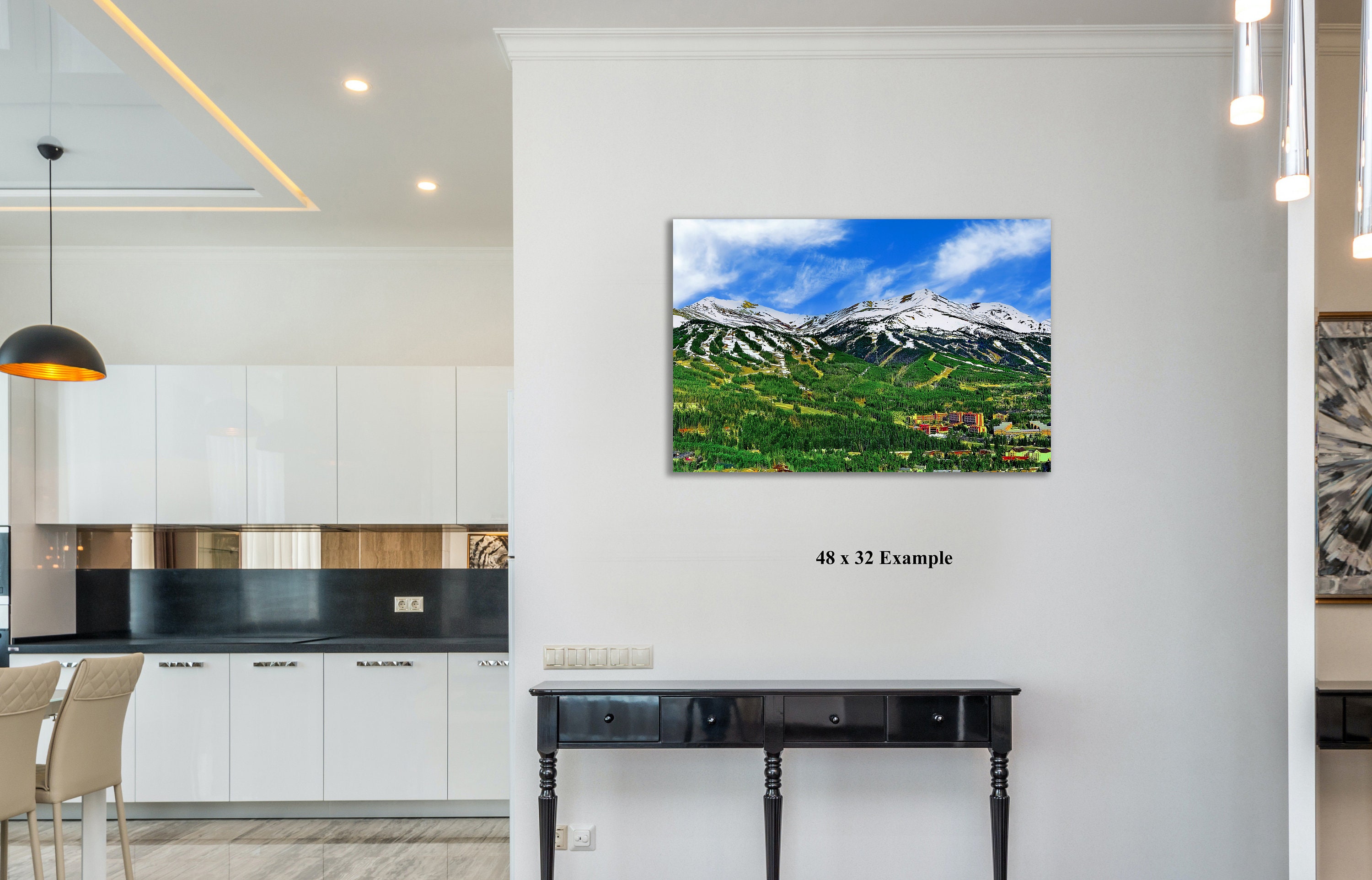 Breckenridge Colorado Canvas, Spring in Breckenridge, Ski Poster