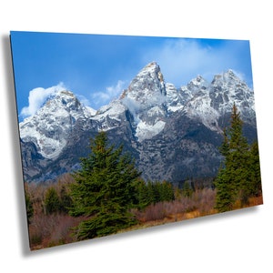 Landscape picture of Wyoming Tetons, Grand Teton art, Wyoming art, Tetons photography, Teton National park, Grand Tetons canvas