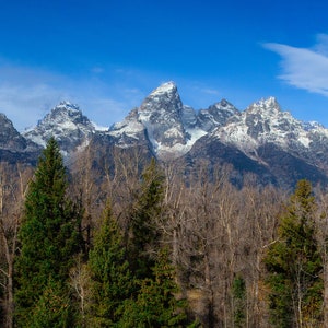 Wyoming Tetons on canvas or print, Grand Teton art, Teton photography, Tetons canvas, Teton National park, Rocky Mountain wall art