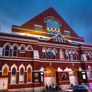 Ryman auditorium downtown Nashville, Home of the Grand Ole Opry, Nashville wall art, country music fan gift, Johnny Cash, Waylon Jennings