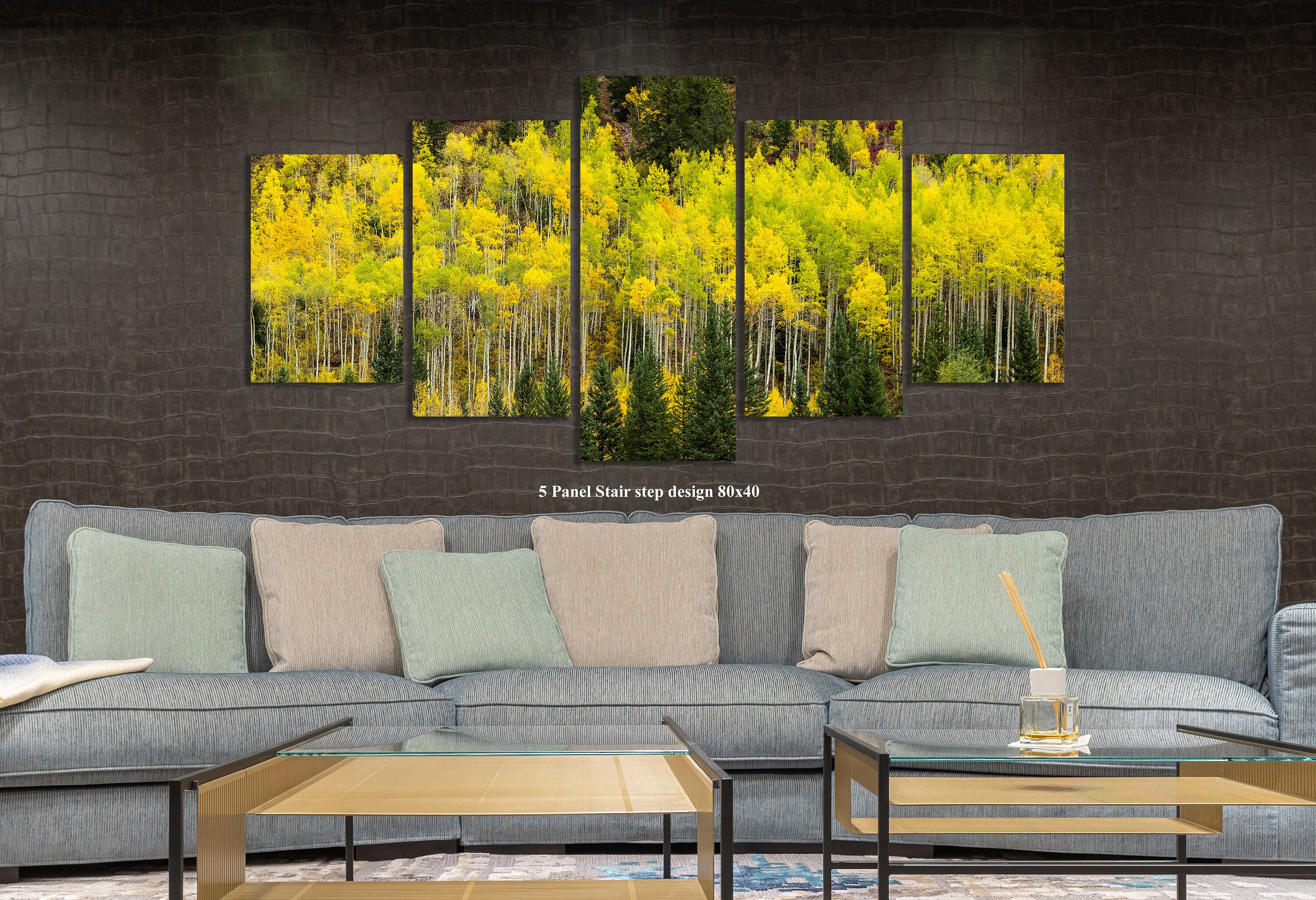 Aspen Trees Panoramic Wall Art Panoramic Wall Art Aspen Tree Etsy