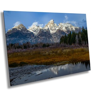 Grand Teton wall art, Grand Teton print, Tetons canvas, Wyoming National park print, mountain wall decor, extra large wall art