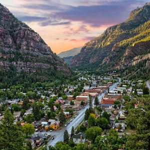 Ouray Colorado Print: San Juan Mountains Landscape Photography