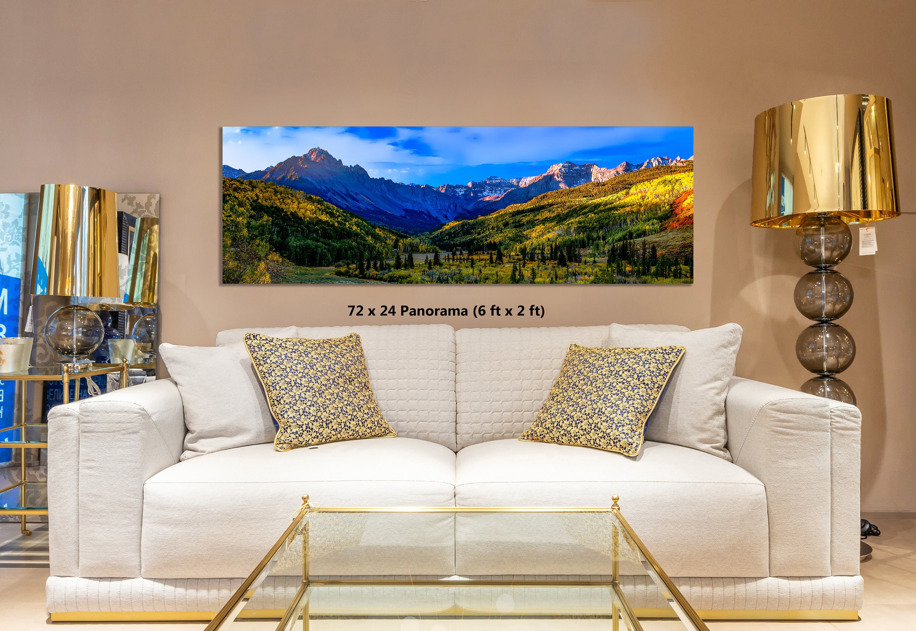 San Juan Mountains Panorama: Telluride Colorado Wall Art - Etsy