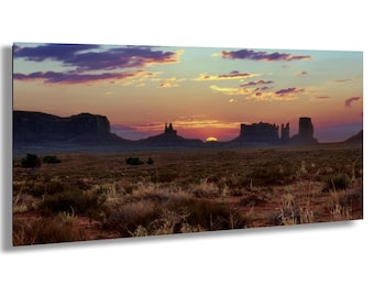 Monument Valley Sunrise Print: Desert Landscape Photography