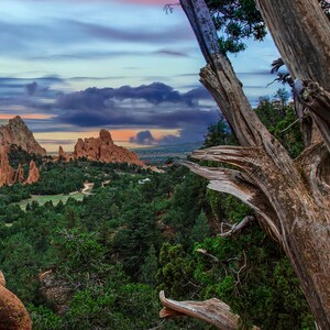 Garden of the Gods Sunset Print: Colorado Mountain Wall Art, Colorado Springs picture