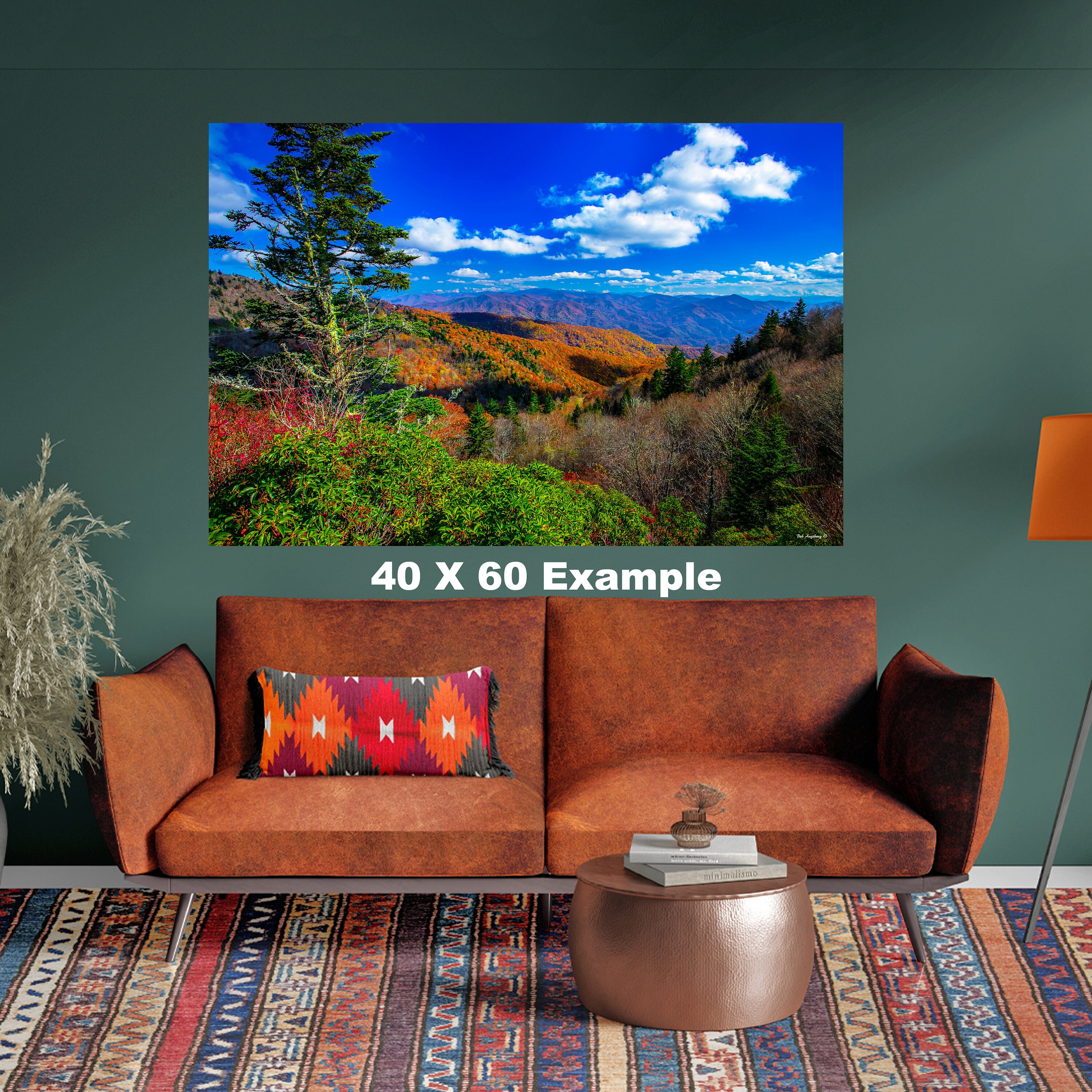 Blue Ridge Canvas Smoky Mountain Art, Blue Ridge Canvas, Asheville Art, North Carolina ...