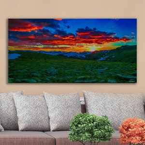 Colorado mountains, Estes Park, Rocky Mountain National Park, Trail Ridge Road sunset, mountain sunset, amazing sunset picture,
