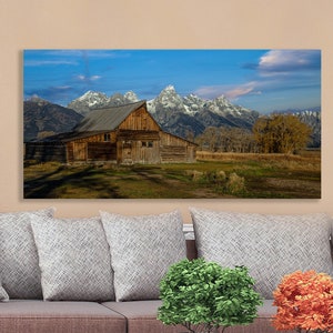Tetons, Grand Teton art, old barn in Tetons, Moulton barn, Wyoming landscape, Grand Tetons, Mormon Row barn, Teton mountains