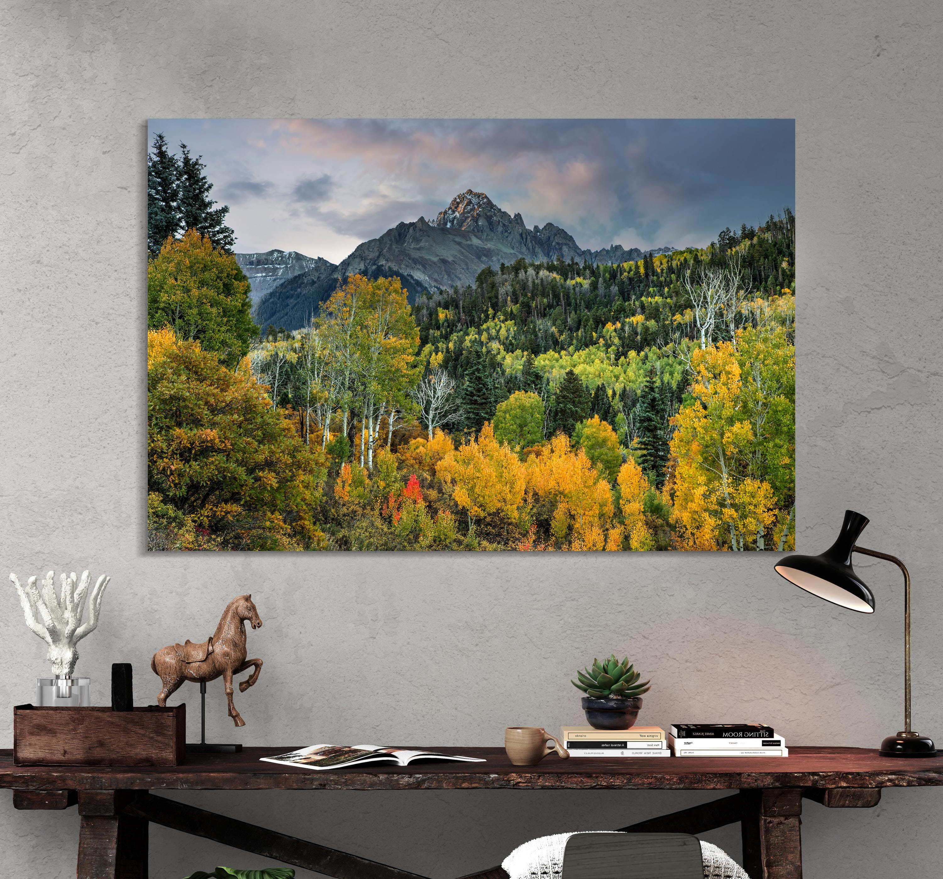 Colorado Mountain Autumn Wall Art, Mt. Sneffels Landscape