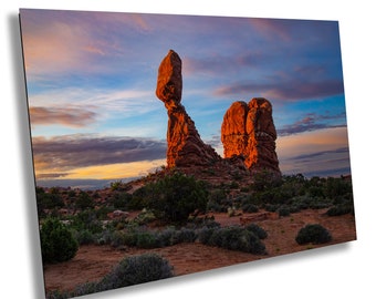 Balanced Rock Sunrise: Arches National Park, Utah - Southwestern Wall Art