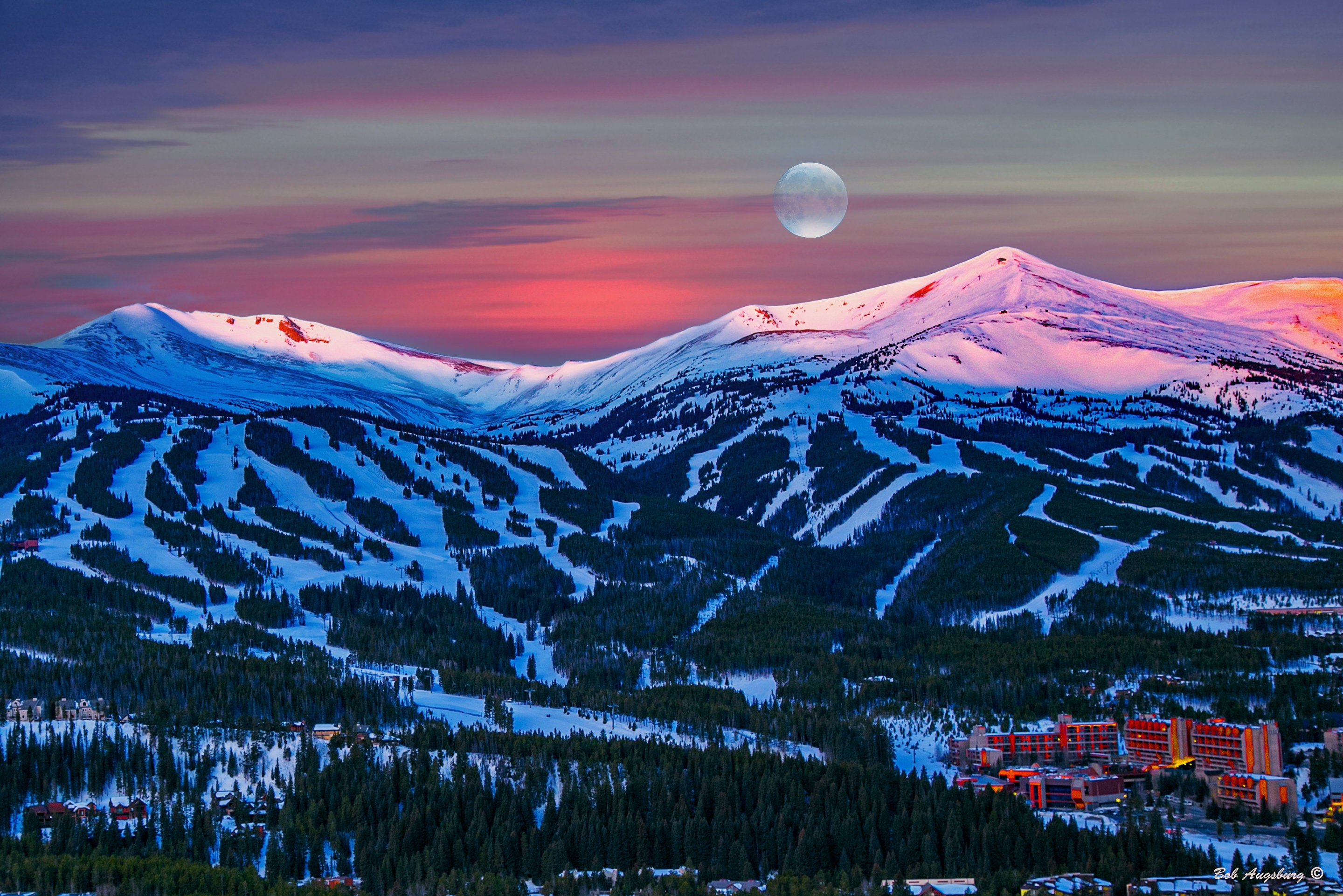 Breckenridge Colorado Sunrise Picture Breckenridge Wall Art