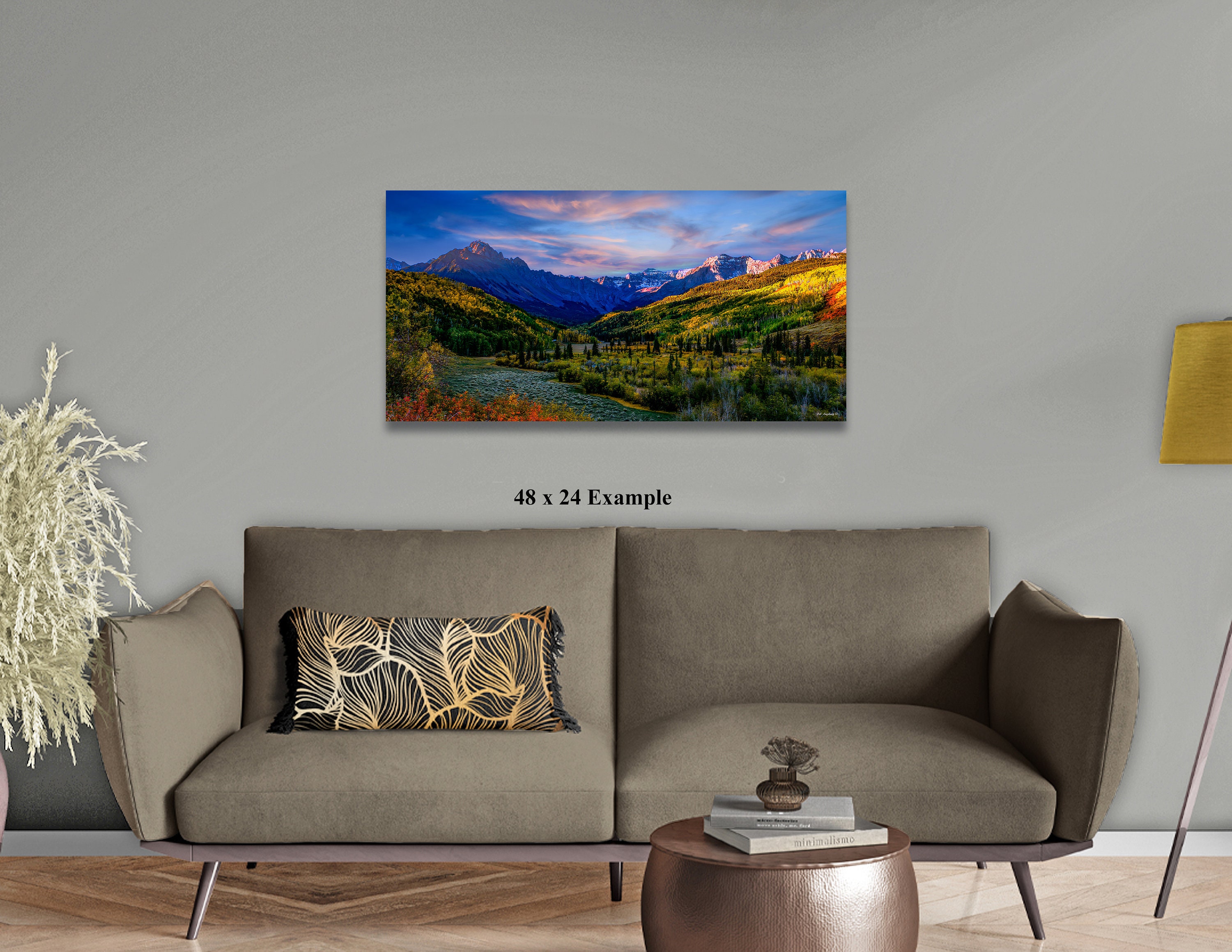 San Juan Mountains, Mountain Wall Art, Extra Large Wall Art Canvas