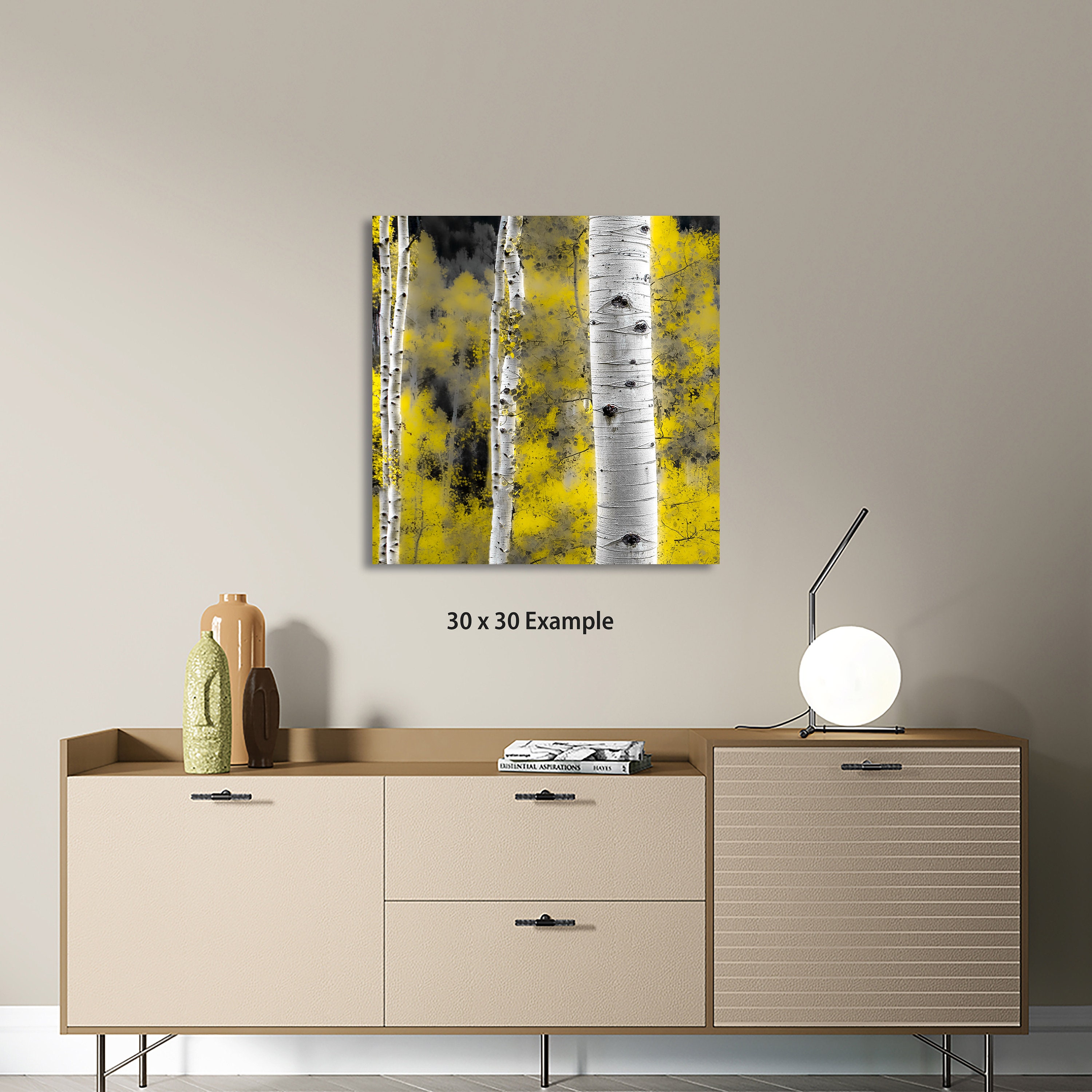 Aspen Tree Wall Art Landscape Wall Art Aspen Trees Autumn - Etsy