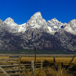 Teton mountain range picture, Grand Teton art, Teton National park, Grand Tetons canvas, mountains, Rocky mountains, Wyoming photography