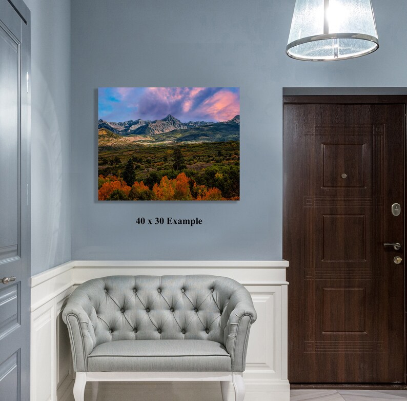 Colorado Wall Art, Autumn Colors in the San Juan Mountains, Telluride