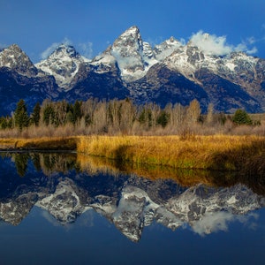 Grand Teton art, Wyoming art, Tetons canvas, Teton National park, Yellowstone national park, Grand Tetons photography, mountain wall art