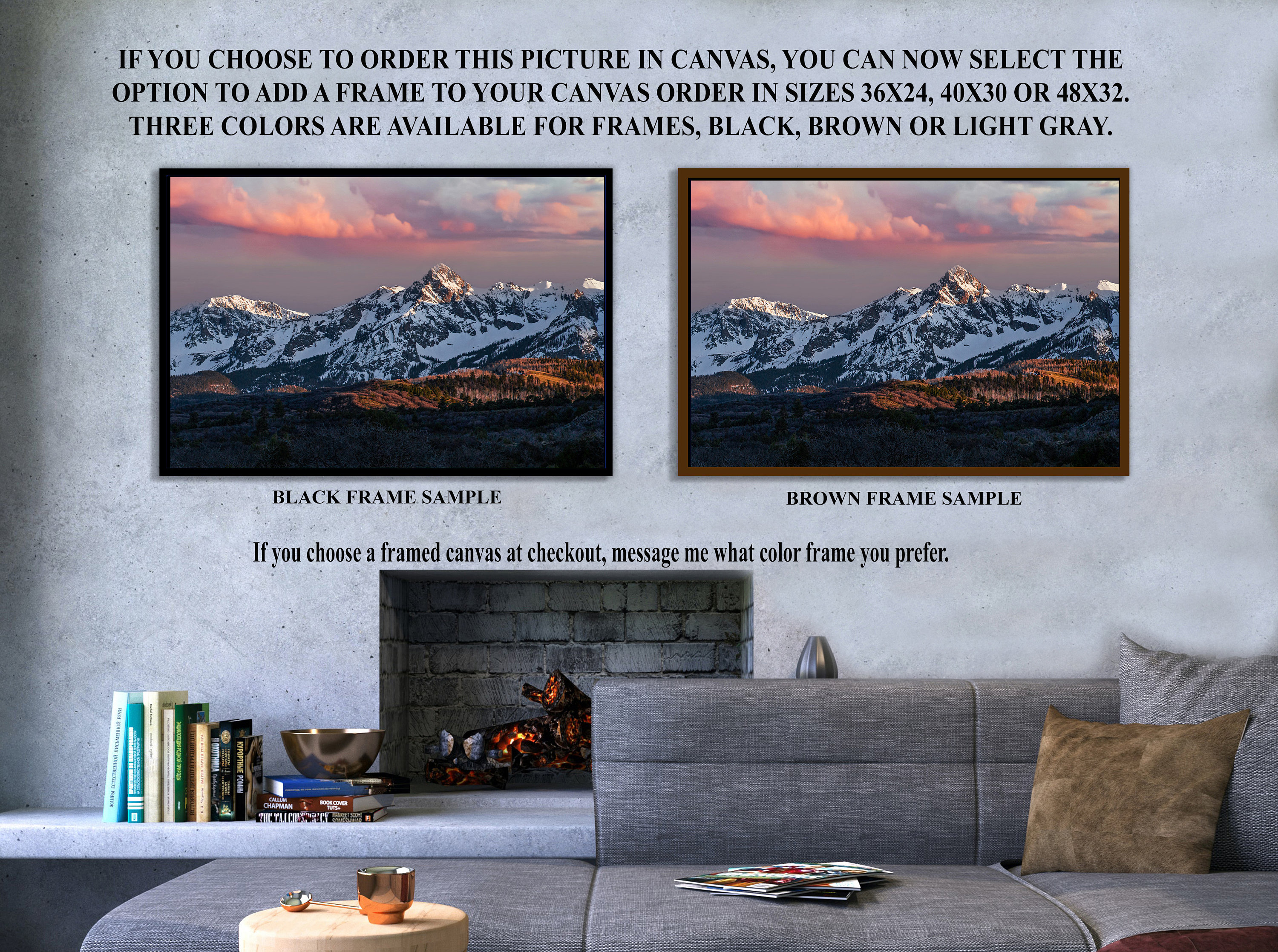 Mt. Sneffels Sunset Print: Colorado Rocky Mountain Wall Art - Etsy