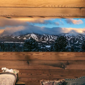 Breckenridge wall art, Breckenridge Colorado picture, gifts for skier, Breckenridge art, extra large wall art, ski runs,