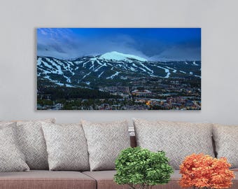 Breckenridge Colorado Ski resort Wall Art, Snowy Mountain photography