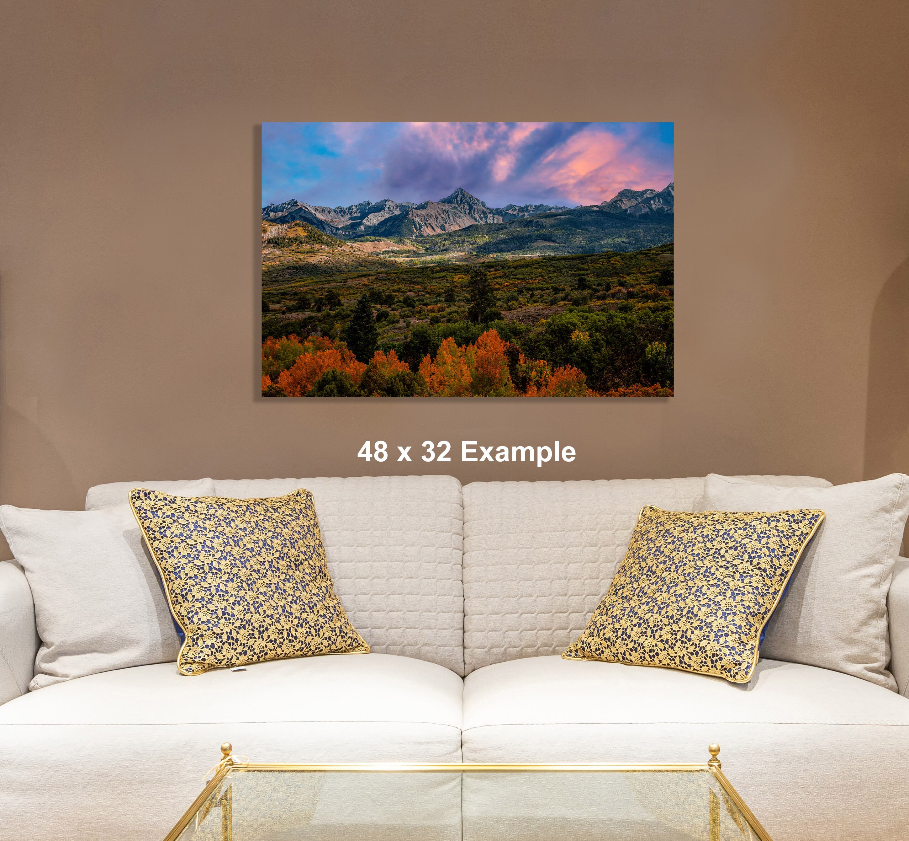 Colorado Wall Art, Autumn Colors in the San Juan Mountains, Telluride