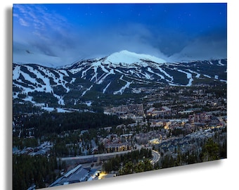 Breckenridge Colorado Dawn Print: Ski Resort Mountain Wall Art
