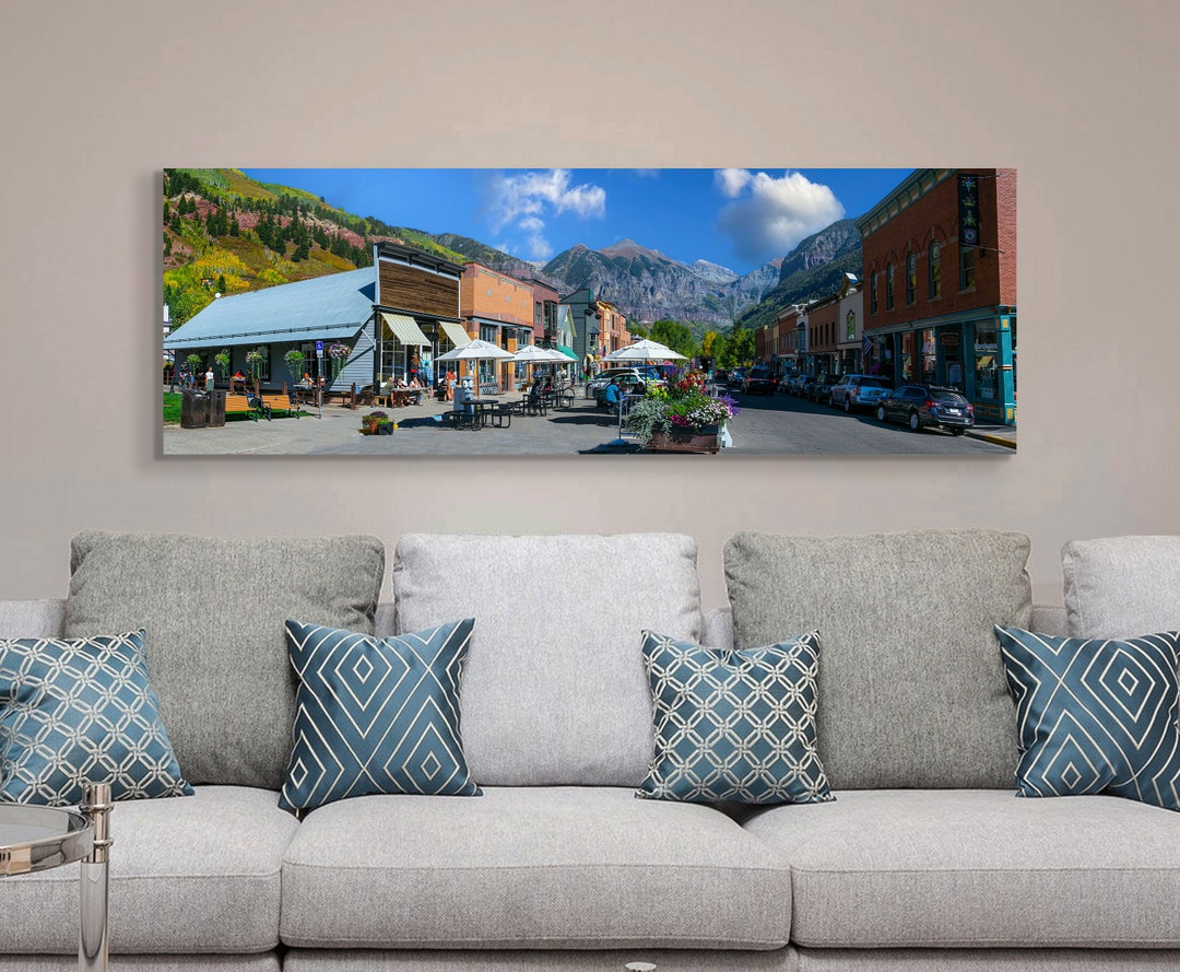 Telluride Colorado Panoramic Print: San Juan Mountains Fall Colors - Etsy