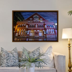 Ryman Auditorium Picture Nashville Wall Art, Grand Ole Opry Print, Country Music Fan Gift, Music Lover Home Decor