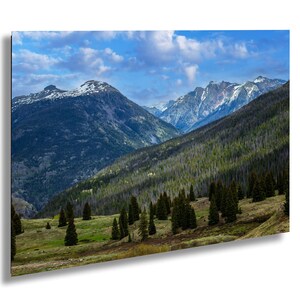 San Juan Mountains Print: Colorado Rocky Mountain Landscape