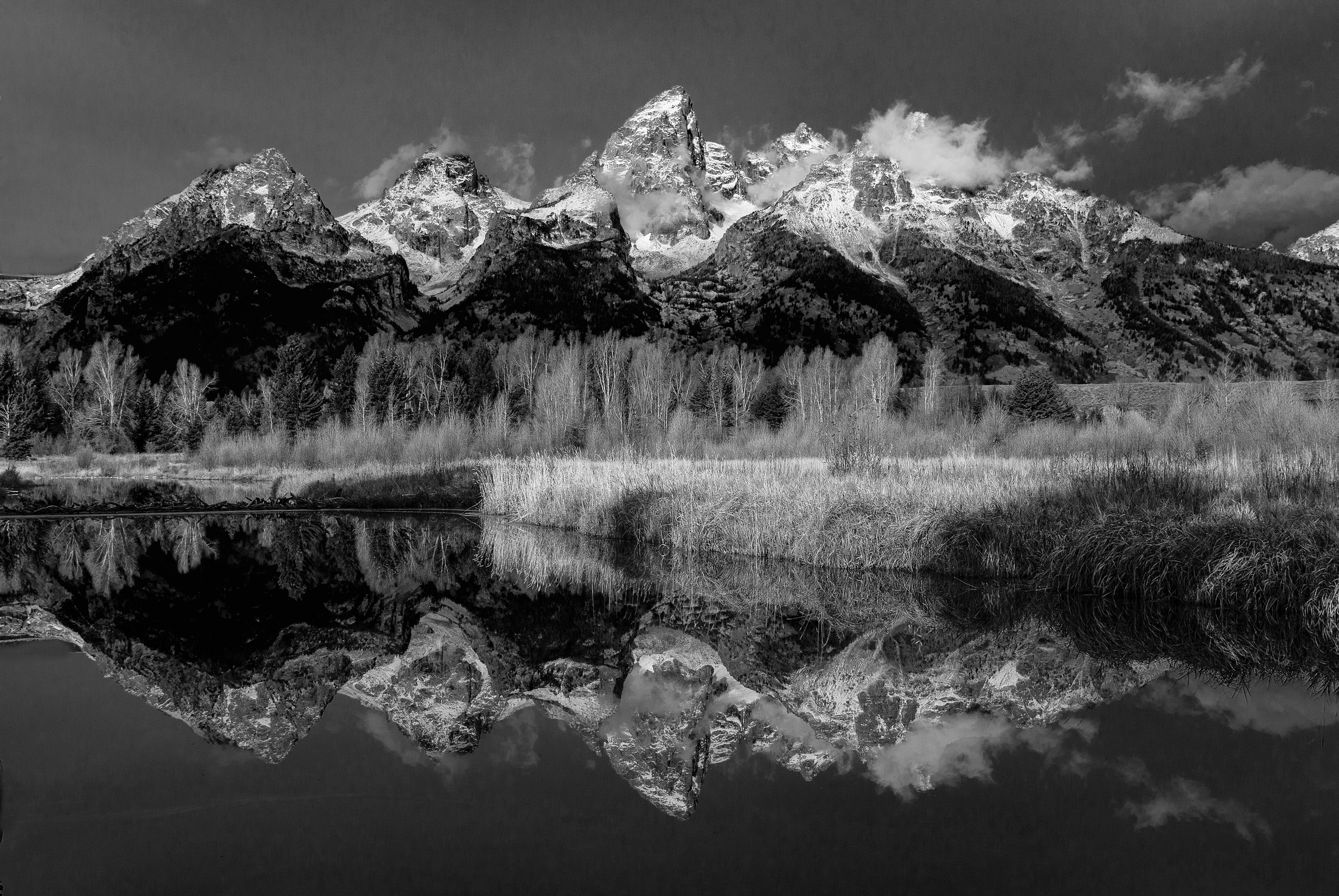 Grand Teton Black and White Landscape Photography: Ansel Adams Style ...