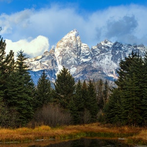 Grand Teton National Park Photography: Wyoming Landscape Canvas or Metal