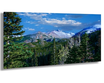 Longs Peak Canvas Print: Rocky Mountain National Park Landscape Art