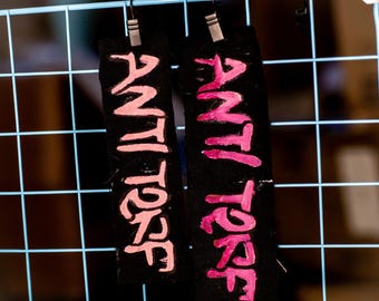 AntiTerf | PUNK PATCHES | Handpainted | Multiple Designs | Customizable