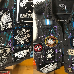 Custom Made to Order Punk Vests