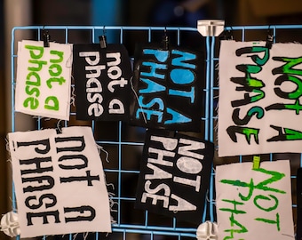 Not A Phase | PUNK PATCHES | Handpainted | Multiple Designs | Customizable