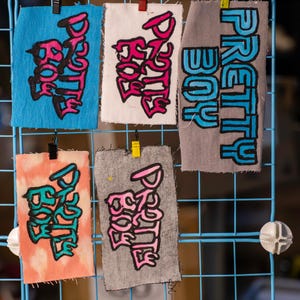 Pretty Boy | PUNK PATCHES | Handpainted | Multiple Designs | Customizable