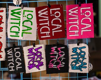 Local Witch | PUNK PATCHES | Handpainted | Multiple Designs | Customizable