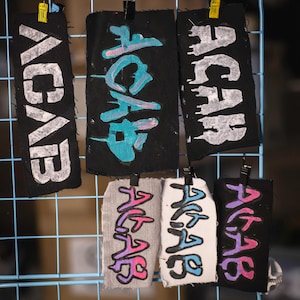 ACAB | PUNK PATCHES | Handpainted | Multiple Designs | Customizable