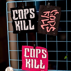 Cops Kill | PUNK PATCHES | Handpainted | Multiple Designs | Customizable