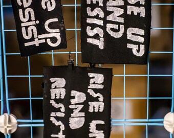 Rise Up and Resist | PUNK PATCHES | Handpainted | Multiple Designs | Customizable