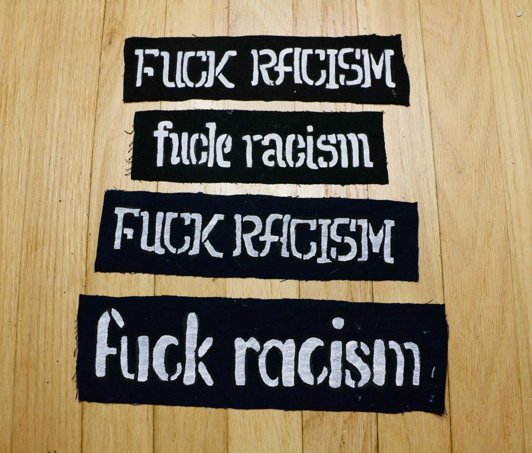 F*ck Racism Handpainted DIY Patch - Etsy