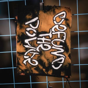 Defund the Police | PUNK PATCHES | Handpainted | Multiple Designs | Customizable