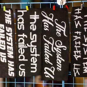 The System Has Failed Us | PUNK PATCHES | Handpainted | Multiple Designs | Customizable