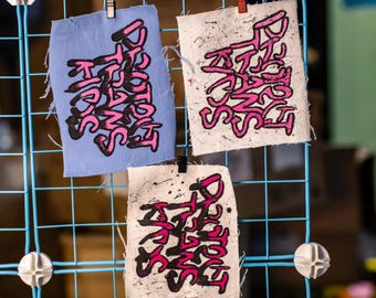 Protect Trans Kids | PUNK PATCHES | Handpainted | Multiple Designs | Customizable