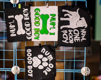 Number 1 Good Boy | PUNK PATCHES | Handpainted | Multiple Designs | Customizable