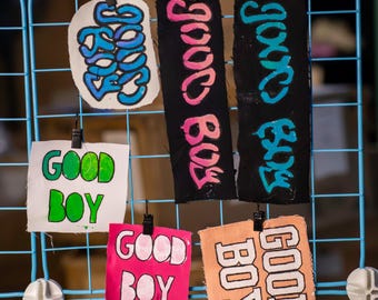 Good Boy | PUNK PATCHES | Handpainted | Multiple Designs