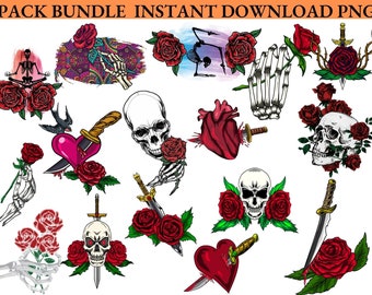 Skeleton Hand Rose, Hands Death Evil, Rose Art, Vintage Design, Halloween Day, Halloween PNG File Halloween Bundle