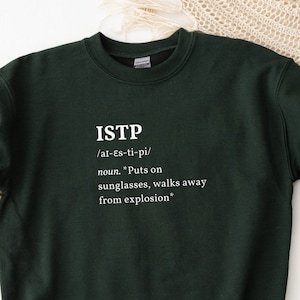 ISTP Virtuoso funny definition sweatshirt | Myers Briggs shirt | Personality Type | ISTP shirt | MBTI gift | Psychology gift | introvert